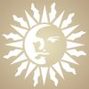 Sun Stencil - 26.5 x 26.5cm (L) - Reusable Large Celestial Sun Ray Wall Stencil Template