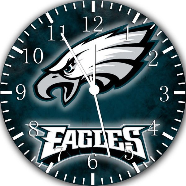 Philadelphia Eagles Frameless Borderless Wall Clock For Gifts or Home Decor E419