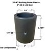 QS Components 2 5/8" Wide, 5/8 Hole Polyurethane Bushing, Heavy Duty