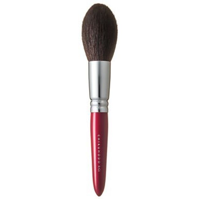 CHIKUHODO Kumano Brush (Cosmetic Brush), Chikhodo Regular Series, Cheek Brush, Coarse Luminous RR-C1, Red Line Makeup Brush