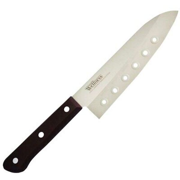 KAI Perforated Santoku Knife 165mm wellness AB5583