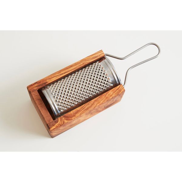 Italian Olivewood Parmesan Cheese Box Grater