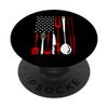Patriotic Chef Flag Baking Cooking Utensils Kitchen Tools PopSockets Swappable PopGrip