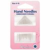 Hemline Hand Sewing Needles - Embroidery/Crewel size 5-10