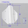 Side Mount Flag Holder Steel Side Mount Wall Mount Bracket with Screws  1" pole