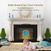 3-PANEL FIREPLACE SCREEN FOLDABLE WROUGHT METAL IRON MESH FIRE SPARK GUARD, NEW!
