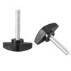 TOP-VIGOR M6 x 35mm Handle Knobs Clamping T-Shape, 8Pcs Handle Gripandles Screw Knob for Machine Tools