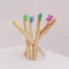 TreeBird Kids Bamboo Toothbrush 6-Pack | Super Soft Bristles | Eco-Friendly Dental Care for Children | Compostable Natural Organic Wood Handles | Colorful BPA-Free Brushheads