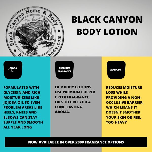 Black Canyon Sweet Pea Scented Luxury Body Lotion with Lanolin and Jojoba Oil, 32 Oz