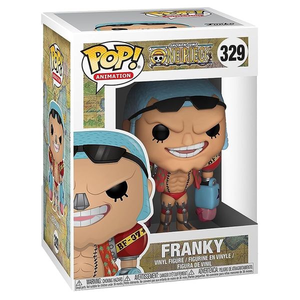 Funko Pop! Animation: One Piece S2 - Franky Shipwright Vinyl Figure Mulitcolor Collectible