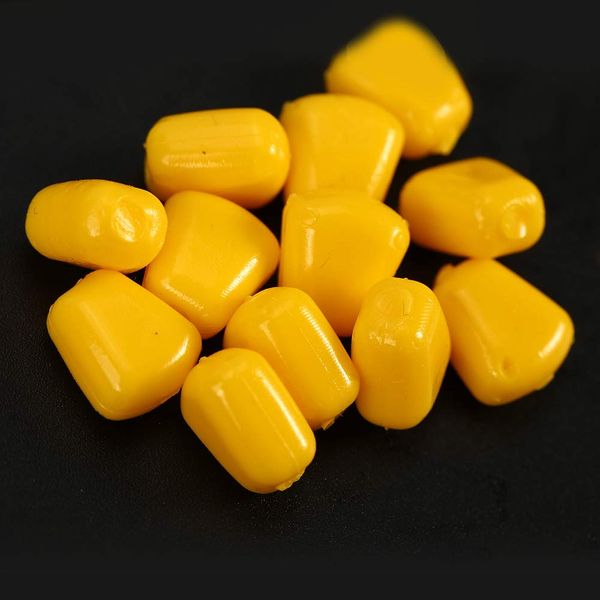 Artificial Carp Bait Corn 50pcs Plastic Artificial Corn Cone Floating Bait Artificial Carp Baits Soft Reusable Freshwater Fishing Carp Fishing Artificial Carp Baits