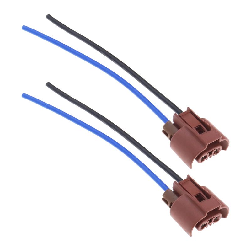 YINETTECH 2PCS HB3 HB4 9005 9006 Headlight Bulb Sockets Wiring Harness ...