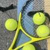 2Pcs Practice Tennis Training Ball String Self-Study Elastic Tennis Training Ball Durable Tennis Trainer Replacement Ball for Beginner Single Player