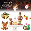 CocCCoon Ghost 3D LED Night Light for Indoor Decorations - Flickering Campfire Flame Xmas Nightlight