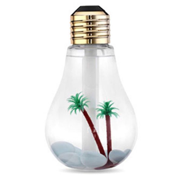 Murray rainbow mood light bulb humidifier, single product (silver)