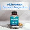 Nested Naturals Magnesium Glycinate Chelate - 200mg Chelated Magnesium Supplement for Muscle Cramps, Relaxation, & Sleep Support - 100% Albion TRACCS Buffered Magnesium Glycinate - 120 Vegan Capsules