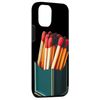 iPhone 15 Matches box costume for matchbook lovers Case