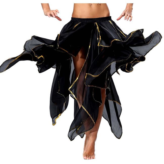 Seawhisper Belly Dancing Dance Dancer Skirt Pirate Costume Steampunk Women Gothic Renaissance Masquerade