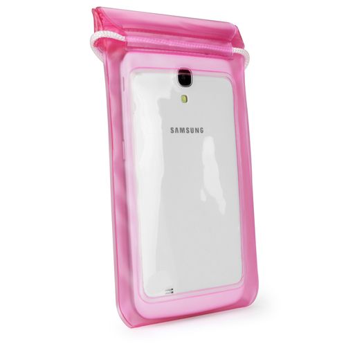 BoxWave Case Compatible with Garmin DriveSmart 66 - AquaProof Pouch, Triple Sealed Waterproof Carrying Pouch Lanyard - Pink