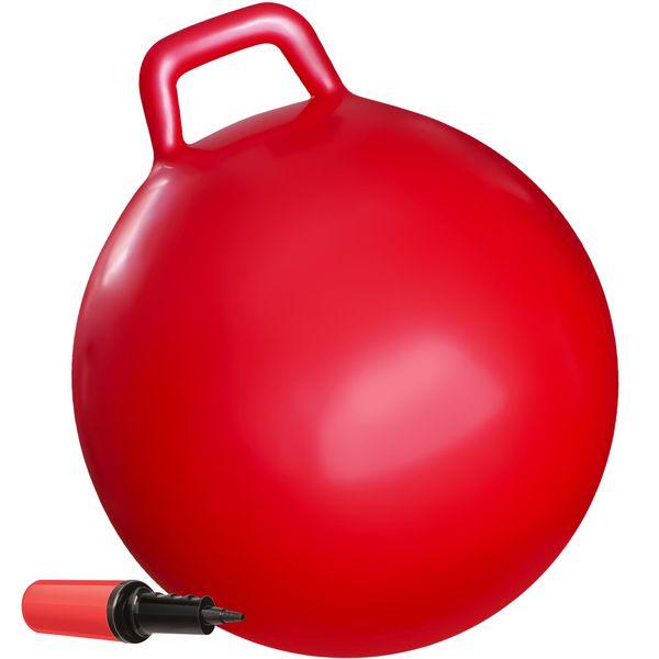 WALIKI Hopper Ball| Hippity Hop | Jumping Hopping Therapy Ball | Relay Races | Red | Ages: 7-9 | 20"/50CM