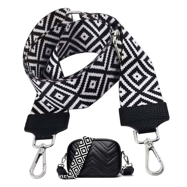 Bag Straps for Changing, Bag Strap Wide, Adjustable Length 90-145 cm, Bag Strap Width 5 cm, Bag Strap