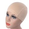 1pc Bamboo Fiber Wig Cap Comfortable Elastic Wig Cap for Women (Beige)