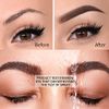 Waterproof Eyebrow Gel for Long Lasting,Unique Feather Design Tinted Eyebrow Mascara,Soft Textured Natural Daily Look Eyebrow Makeup,Brow Tattoo Longwear Vegan and Cruelty-Free (Light Brown)