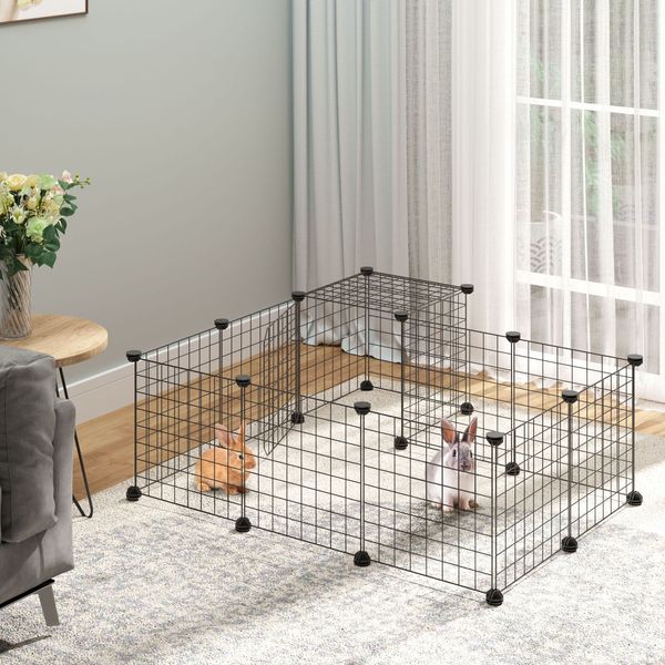 Large Guinea Pig Cage, Bunny Rabbit Cage, & Chinchilla Cage, Folding Pet Habitat