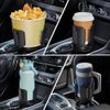 Car Cup Holder Extender with Adjustable Arm & Base For Large Bottles & Mugs