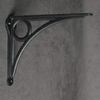8 Inch Circle Cast Iron Shelf Bracket - Pewter