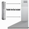 30 inch Wall Mount Range Hood Vent Kitchen Stainless Steel Vented Touch Control
