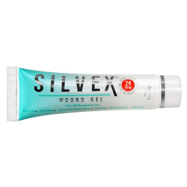 Be Smart Get Prepared SILVEX Wound Gel, Transparent, 0.5 Fl Oz