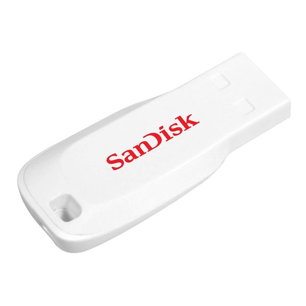 SanDisk Cruzer Blade 16GB USB Flash Drive White