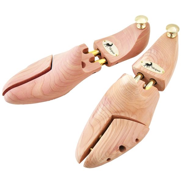 Slape Punil Red Cedar Shoe Tree, European Model, Shoe Keeper, Men's, Wood, Luxurious, Prevents Shape Deformation, Wrinkle Resistant, Moisture Control, Shoe Polish, natural