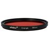vhbw Universal Farbfilter orange für Kamera Objektive mit 58mm Filtergewinde - Orangefilter