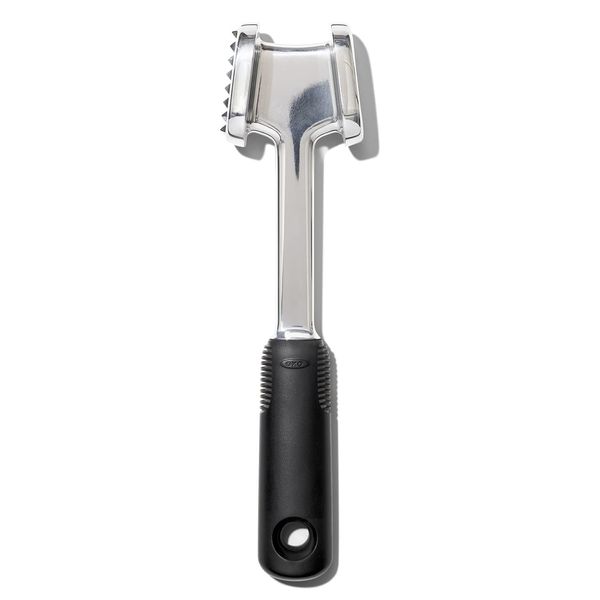 OXO Double Sided Meat Tenderizer with Soft Non-Slip Handle, Black