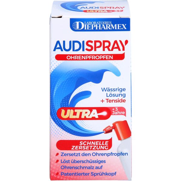 AUDISPRAY ULTRA, Ohrenpfropfen, 20 ml Lösung