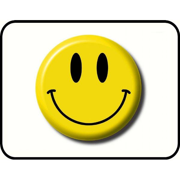 Smiley Face Happy Face Computer Mouse Pad 