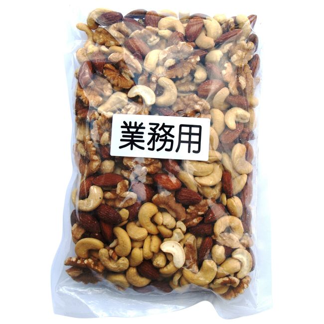 Tsubakiya Mixed Nuts (3 Types of Cashews, Almonds, Walnuts), 17.6 oz (500 g)