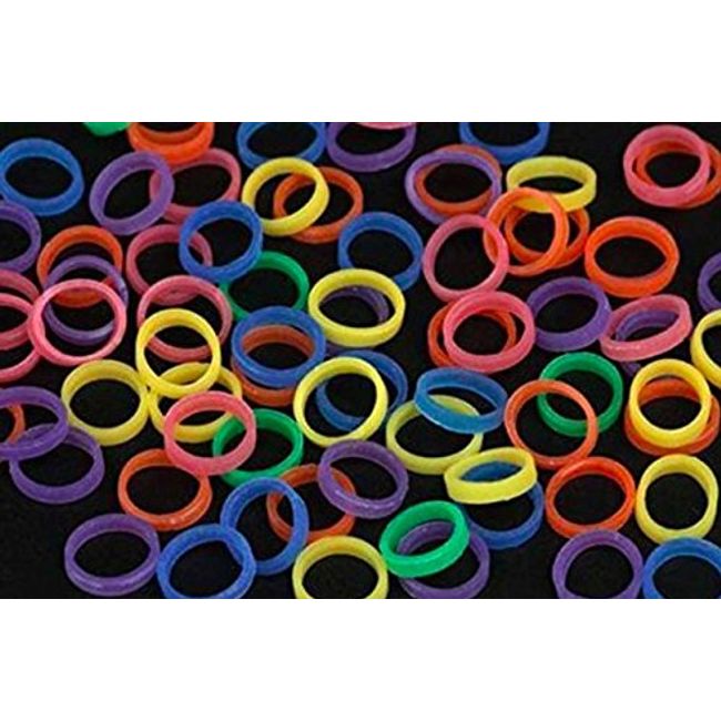 Neon 1/4" Heavy 6.4 oz - Orthodontic Elastic -For Braces - Dental Rubber Bands