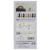 Wall Bijin P-4 Just Hook Set, Navy Blue, P-4JS-NB