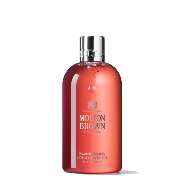 [Official] MOLTON BROWN Ginger Lily Bath & Shower Gel, 10.1 fl oz (300 ml), Molton Brown Bubble Bath, Body Wash, Floral Gift, Paradise, Tahiti, Exotic