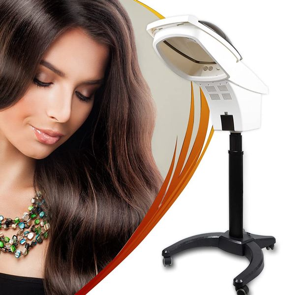 YIYIBYUS Professional Hair Steamer, Rolling Salon Hair Steamer Machine, Multifunctional Oil Treatment Hair Steamer,Salon SPA Steamer, Hair Care, Oil Treatment - Timing & LCD Display for Spa and Home