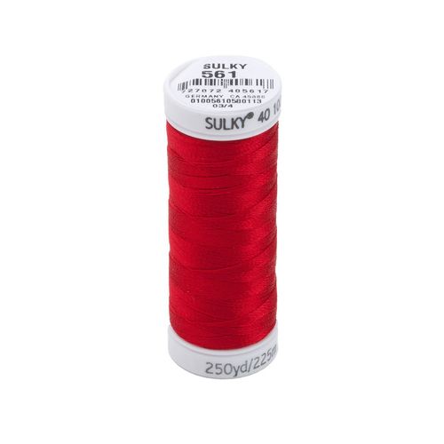 Sulky Of America 268d 40wt 2-Ply Rayon Thread, 250 yd, Lipstick