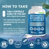 Methylated B Complex with Methylfolate and B12 Methylcobalamin 1000 mcg - Met...