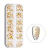 6 box set rhinestone parts, frames, pearl set, 3D metal parts, studs set, gel nail parts, metal parts, resin parts, art supplies.
