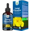 USDA Organic Mullein Leaf Drops - Herbal Lung Detox and Cleanse Marshmallow Root