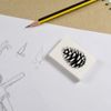 2 x 45mm 'Single Pine Cone ' Erasers/Rubbers (ER00047389)