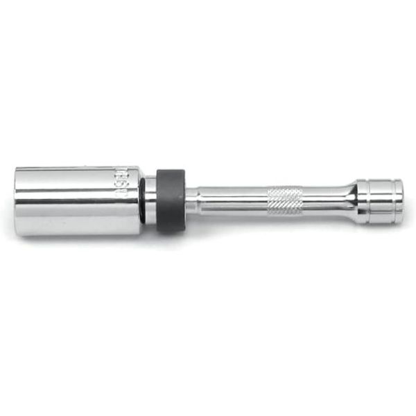 3/8" Drive 6 Pt. 5/8" X 6" Magnetic Swivel Spark Plug Socket - 80546