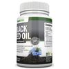 Black Seed Oil - 1000 Mg - 180 Softgels - Cold-Pressed Non-GMO Pure Oil Capsules
